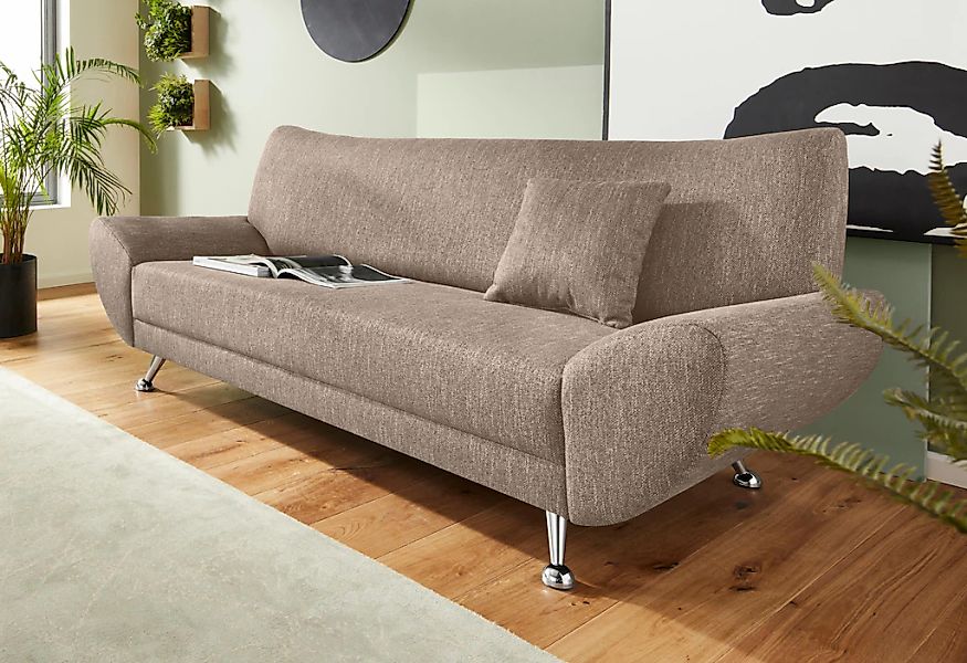 INOSIGN 3-Sitzer "Saltare elegant und komfortabel, toller Designfuß" günstig online kaufen