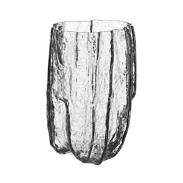 Crackle Vase 28cm Klar günstig online kaufen