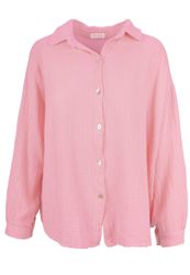 Seasons of April Hemdbluse Oversized Musselinbluse günstig online kaufen