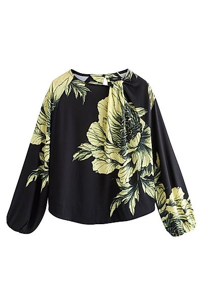 Next Langarmbluse Langärmelige Bluse mit Drehdetail am Ausschnitt (1-tlg) günstig online kaufen