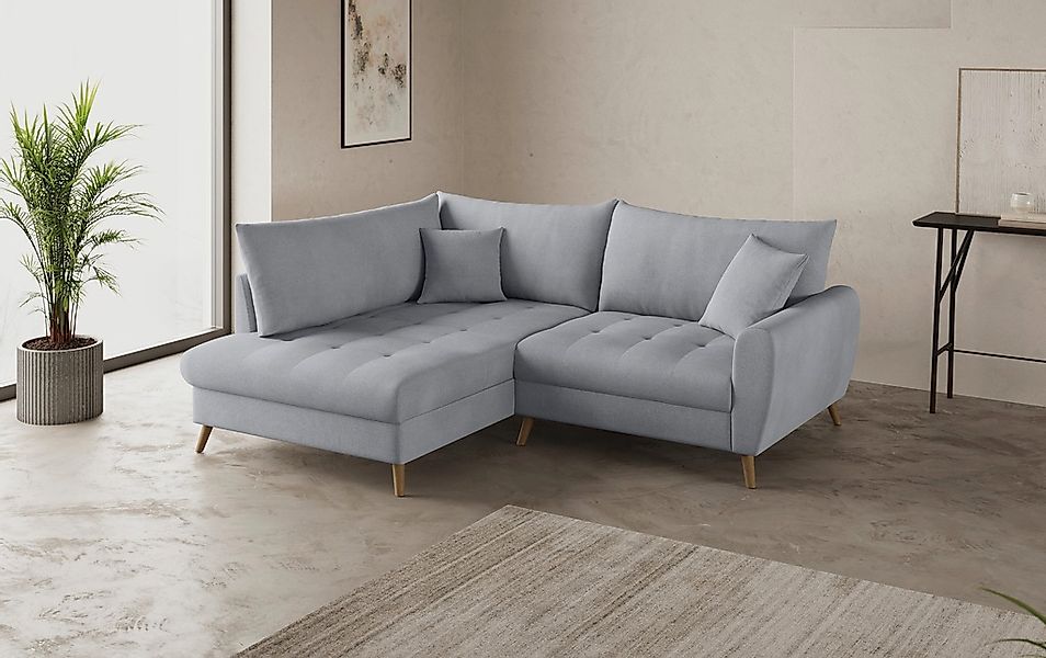 Mr. Couch Ecksofa »Blackburn II L-Form«, Wahlweise mit Kaltschaumpolsterung günstig online kaufen