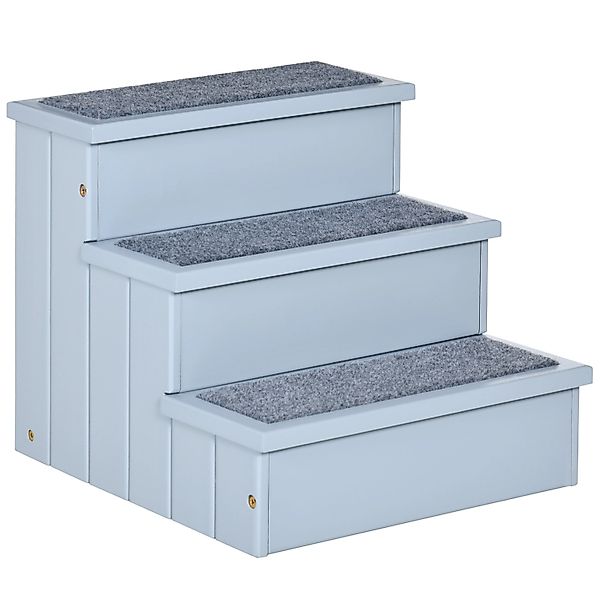 PawHut Haustiertreppe 3 Stufen Tiertreppe Katzentreppe Hundetreppe (Haustie günstig online kaufen