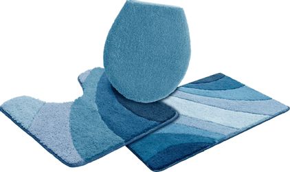 my home Badematte "Josie, Badvorleger, Badezimmer Teppich" Höhe 20 mm rutsc günstig online kaufen