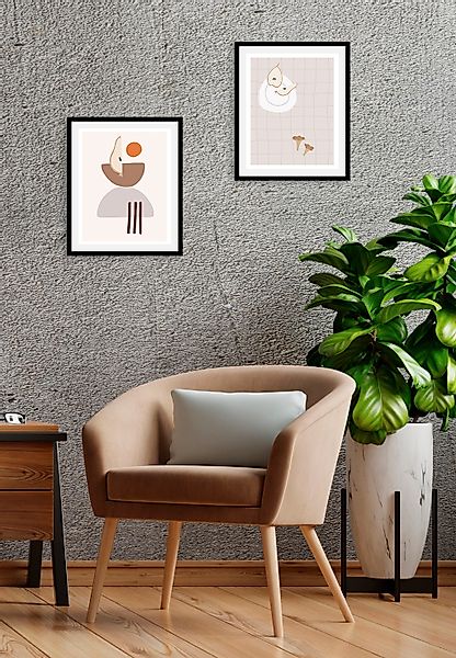 queence Bild »Set Helmut«, Obst-Obst Bilder-Essen-Lebensmittel-Art-Kunst, ( günstig online kaufen