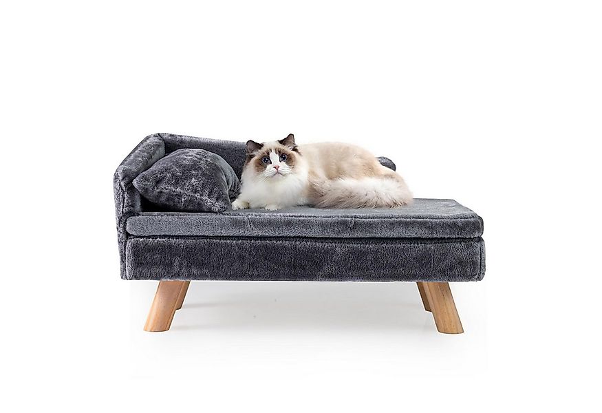 COSTWAY Tiersofa, Katzensofa, Katzenbett, mit 2 abnehmbaren Kissens günstig online kaufen