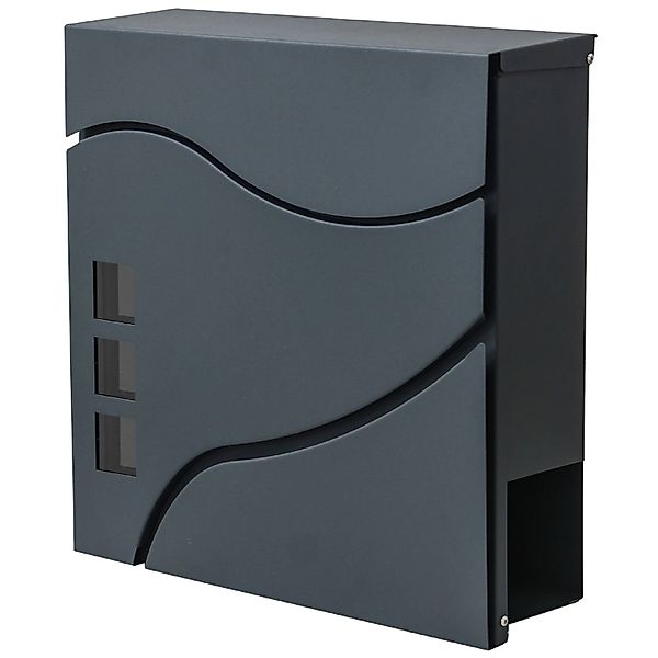 PROREGAL Briefkasten HxBxT 37x37x11cm Wandbriefkasten Postkasten Zeitungsfa günstig online kaufen