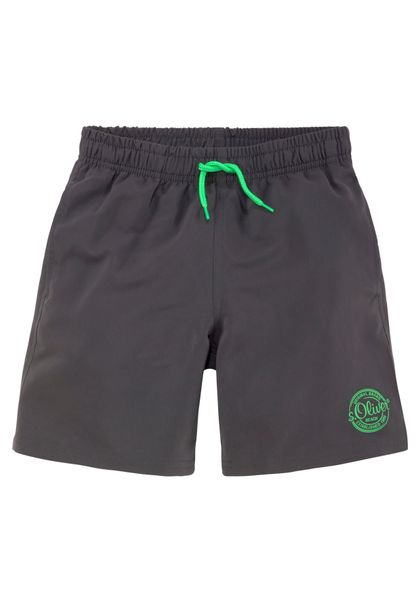 s.Oliver Badeshorts mit seitlichem Logodruck günstig online kaufen
