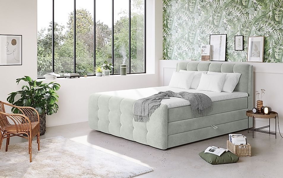 COTTA Boxspringbett "Fort mit Bettkasten, inkl. Topper" erhältlich in versc günstig online kaufen