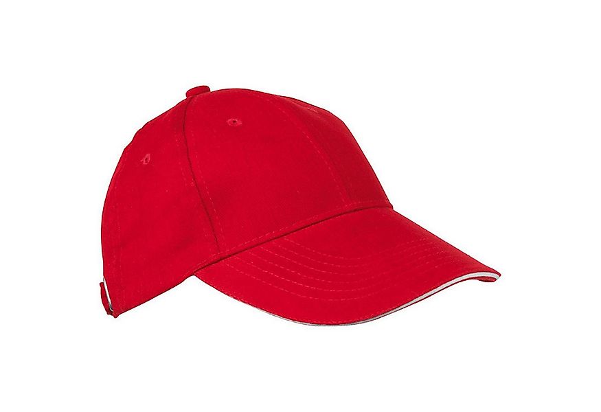 Macma Baseball Cap Baumwoll-Basecap 6 Panel heavy-brushed Cotton / Farbe: r günstig online kaufen