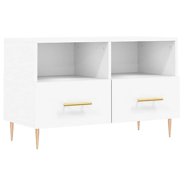 vidaXL TV-Schrank Weiß 80x36x50 cm Holzwerkstoff 828956 günstig online kaufen