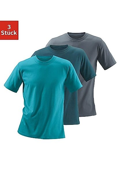 H.I.S T-Shirt Packung, 3 Stk. tlg. aus Baumwolle perfekt als Unterziehshirt günstig online kaufen