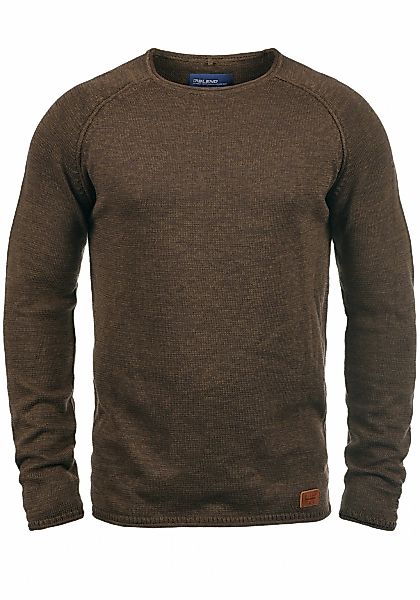 Blend Strickpullover "BHDan" Stilvoller Strickpullover mit aufgerollten Säu günstig online kaufen