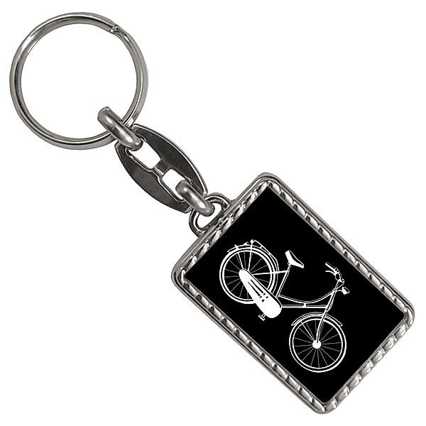 speecheese Schlüsselanhänger Fahrrad Schlüsselanhänger mit Bordüre günstig online kaufen