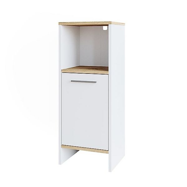 Vicco Midischrank Elvio Weiß/Sonoma 32 x 82 cm günstig online kaufen