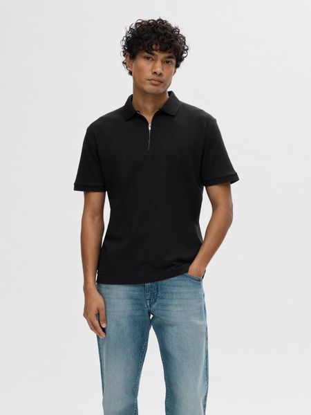 Selected Poloshirt SLHFAVE ZIP SS POLO günstig online kaufen