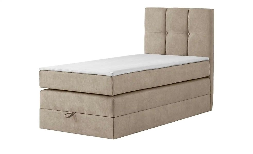 Boxspringbett mit Bettkasten Leeds ¦ beige ¦ Maße (cm): B: 100 H: 121 Bette günstig online kaufen