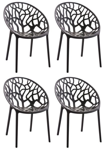 CLP Gartenstuhl Hope (4er Set), Kunststoff, günstig online kaufen