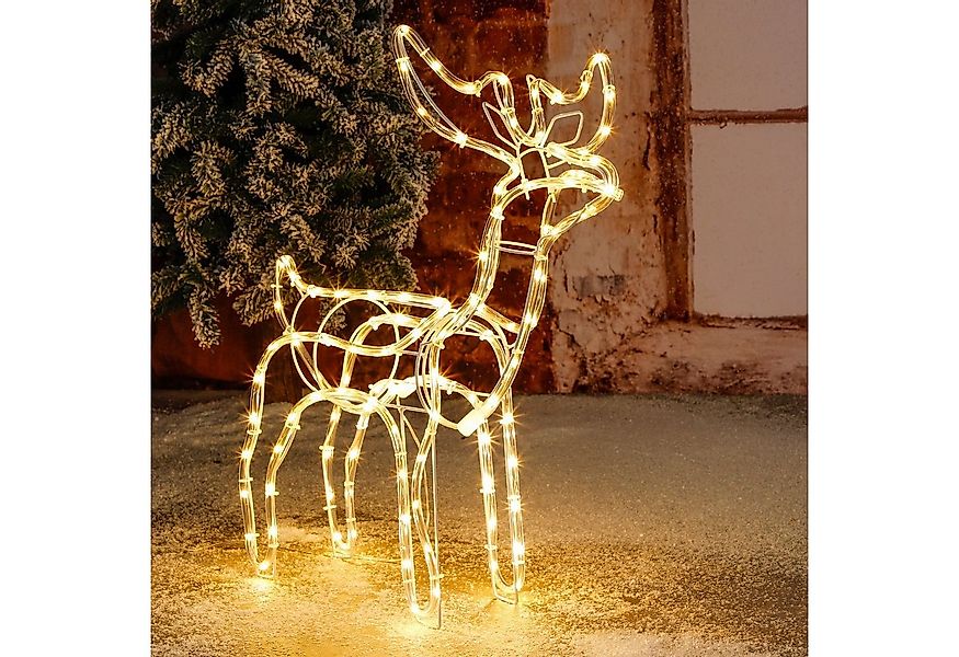 GartenHero LED-Lichterkette 120 LED Rentier IP44 Lichterkette Weihnachten W günstig online kaufen