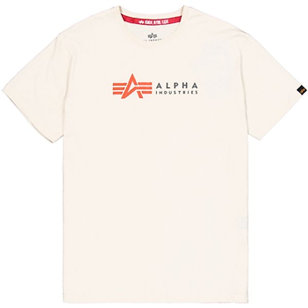Alpha Industries  T-Shirts & Poloshirts Alpha Label T-Shirt PP - vintage wh günstig online kaufen