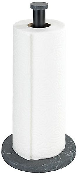 WENKO Küchenrollenhalter »Modell Marmor«, freistehender Papierrollenhalter günstig online kaufen