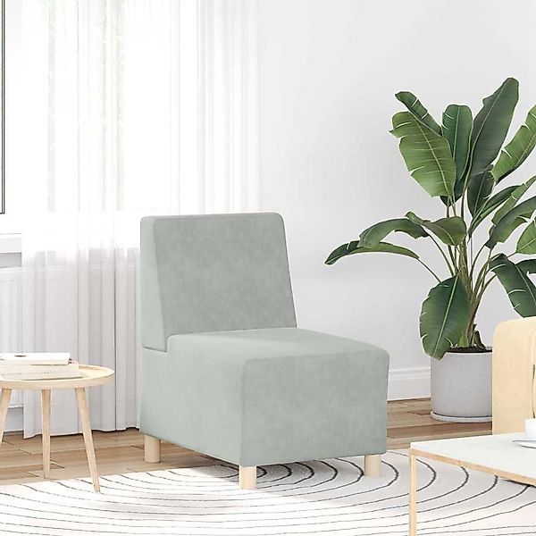 vidaXL Sofa Modulares Armfreies Sofa 2 günstig online kaufen