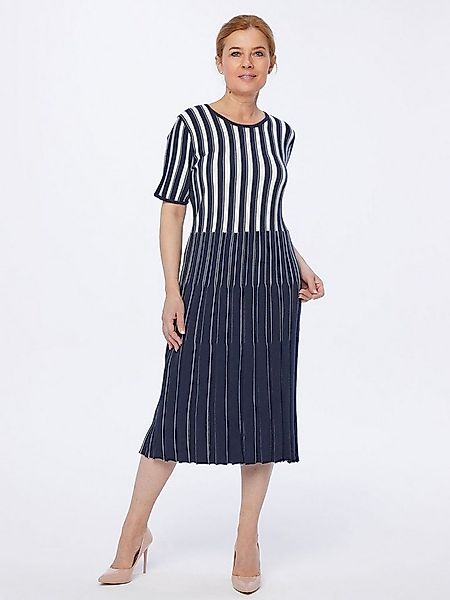 Georg Stiels Strickkleid Midikleid Im Bicolour Look günstig online kaufen
