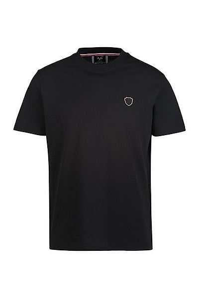 19V69 ITALIA T-Shirt TARIUS Basic Rundhals mit Logopatch günstig online kaufen