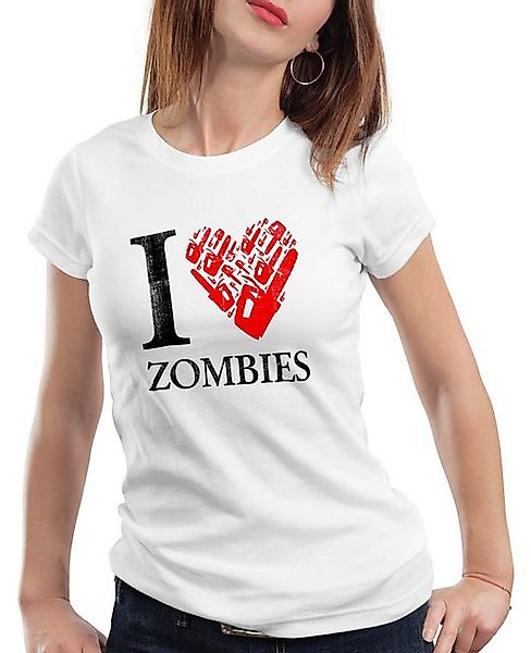 style3 T-Shirt Love Zombie walking kettensäge dead the halloween horror fil günstig online kaufen