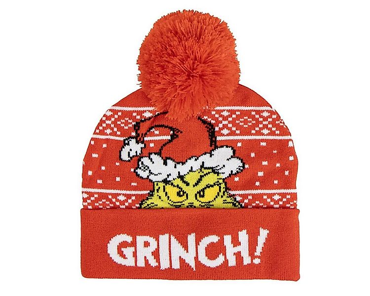 Cerda Bommelmütze The Grinch Weihnachtsmütze Winter Beanie Erwachsene Party günstig online kaufen