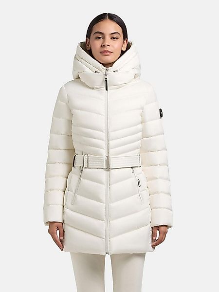 khujo Kurzmantel Kina Gesteppter Damen Mantel mit abnehmbarem Taillengürtel günstig online kaufen