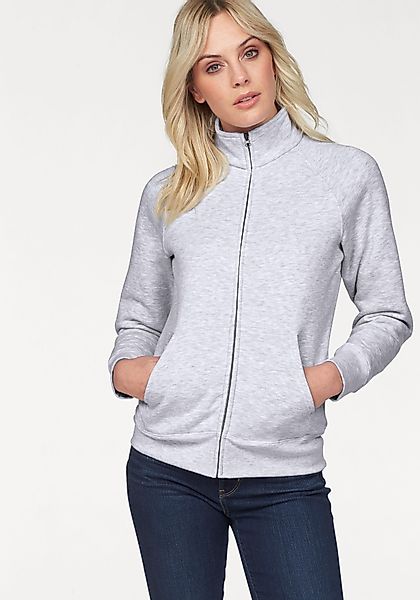 Fruit of the Loom Sweatjacke Lady-Fit günstig online kaufen
