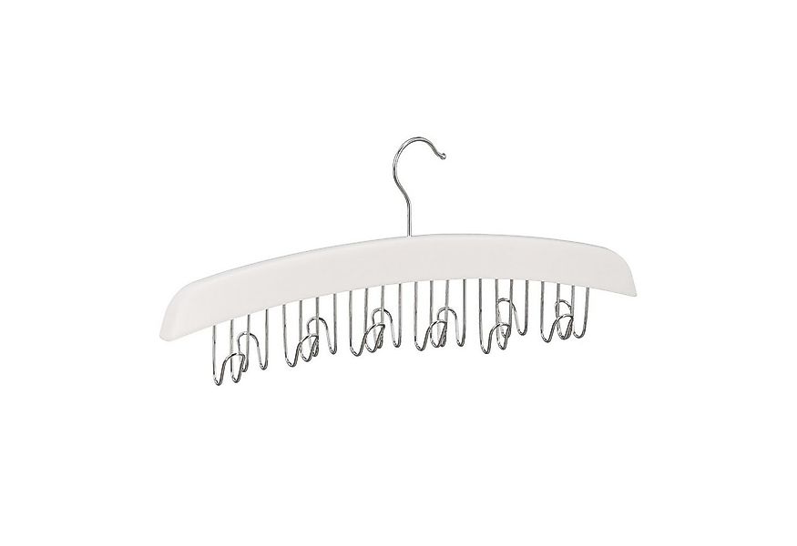 relaxdays Gürtelbügel Gürtelhalter Holz weiß günstig online kaufen