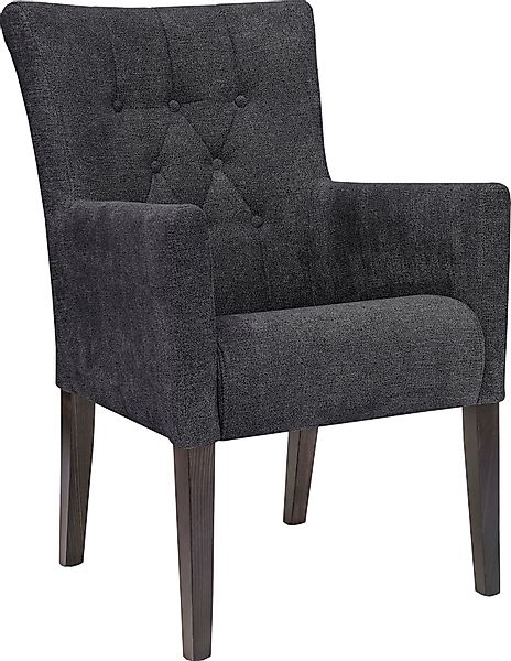 Home affaire Esszimmerstuhl "King" () 1 Stk.Esszimmerstuhl mit Knopfheftung günstig online kaufen
