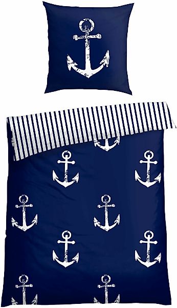Schiesser Bettwäsche "Marina, maritime Momente in frischer Farbkombination" günstig online kaufen