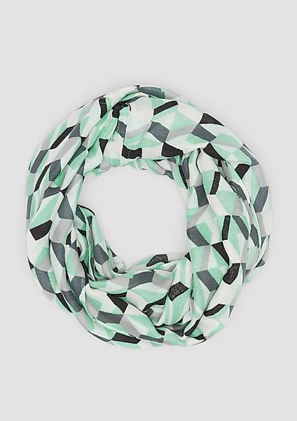 s.Oliver Halstuch Loop-Schal mit All-over-Grafikprint, Artwork günstig online kaufen