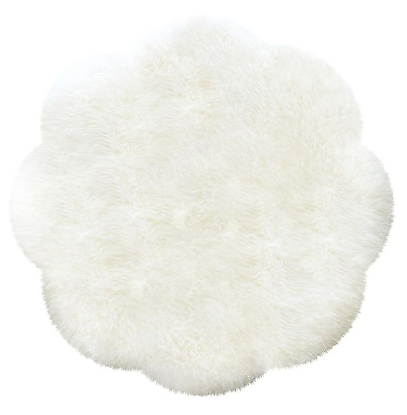 Heitmann Felle Fellteppich »Blüte - Lammfell farbig, Premium Qualität«, blu günstig online kaufen