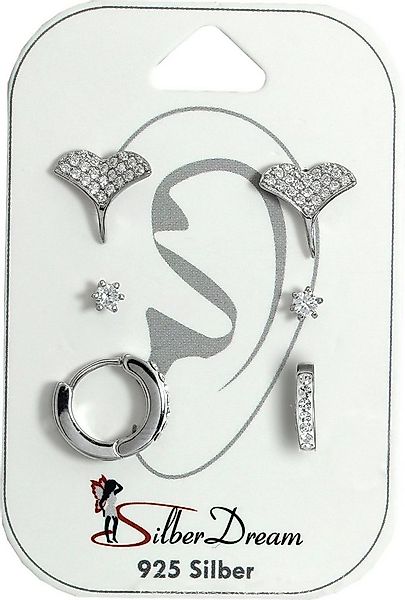 SilberDream Paar Ohrstecker SilberDream Zirkonia 3er Set Ohrringe (Ohrsteck günstig online kaufen