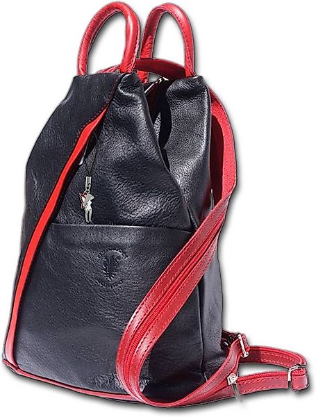 FLORENCE Cityrucksack Florence echtes Leder Damentasche (Schultertasche), D günstig online kaufen
