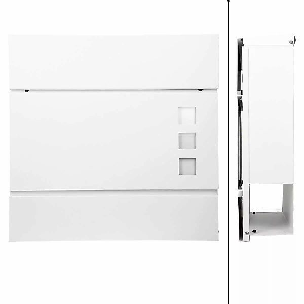 ML-DESIGN Standbriefkasten Briefkasten Postkasten mit Zeitungsfach, günstig online kaufen
