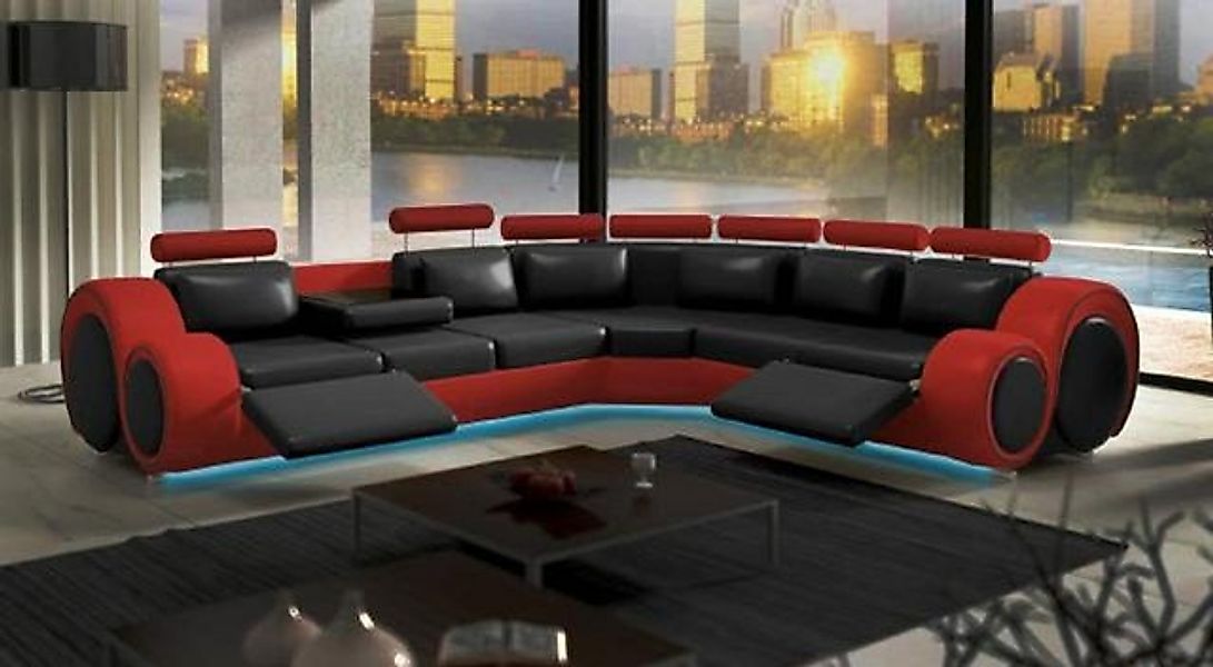 JVmoebel Ecksofa Brauner Luxus Ecksofa Polstermöbel L-Form Couch Modernes D günstig online kaufen