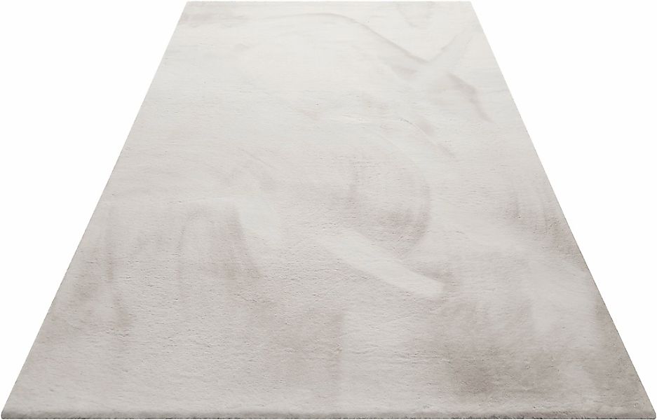 Wecon home Basics Hochflor-Teppich "Anna" rechteckig 25 mm Höhe Wohnzimmer, günstig online kaufen