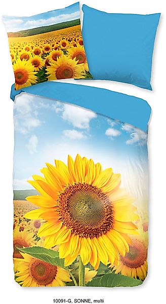 good morning Bettwäsche Wendebettwäsche "Sonne", Renforcé, günstig online kaufen