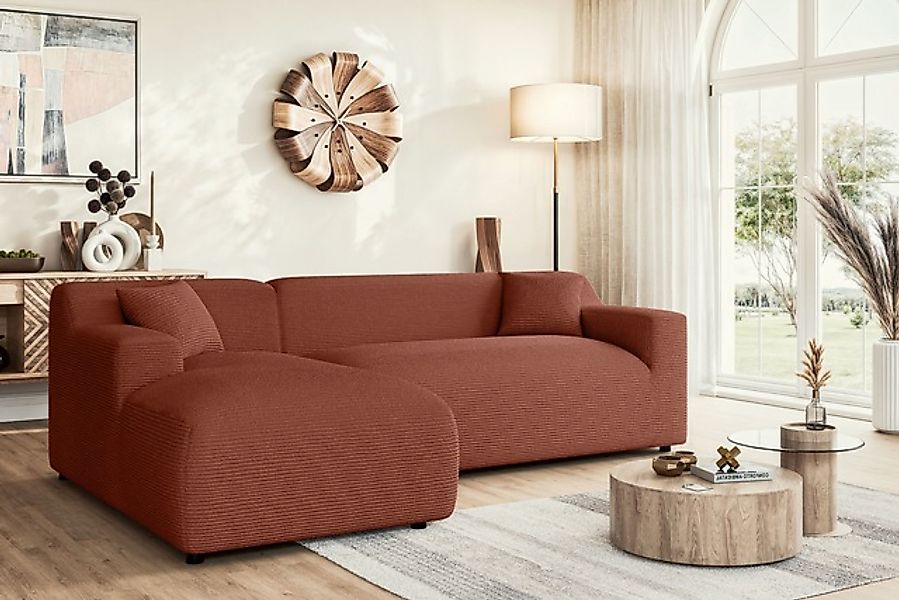 Home affaire Ecksofa »LILLIANA Designsofa, L-Form mit Recamiere rechts/link günstig online kaufen