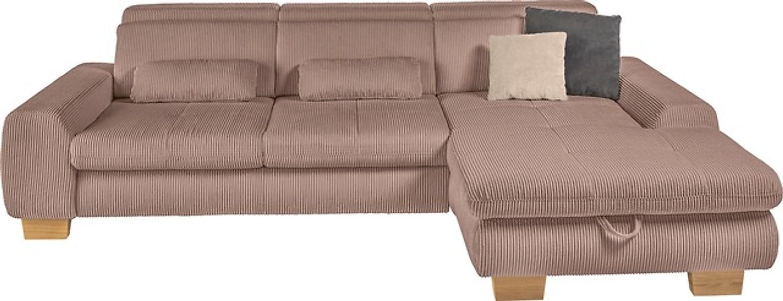 set one by Musterring Ecksofa »SO 3400 Sitzhöhe 47cm oder 49cm, Sitztiefe v günstig online kaufen