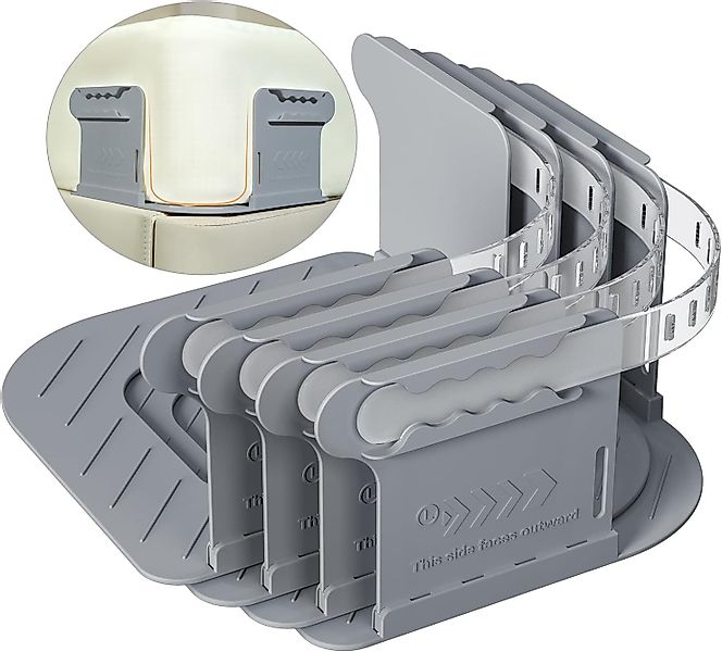 Coonoor Spannbettlaken 4er Set verstellbare Bettlakenspanner günstig online kaufen