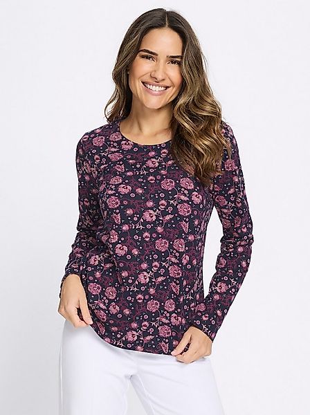 Sieh an! T-Shirt Rundhals-Shirt Langarm günstig online kaufen