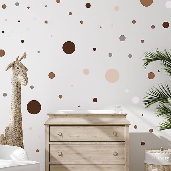 WANDKIND Wandsticker Kreis Set Aufkleber 60 Stück V336, wieder ablösbar günstig online kaufen