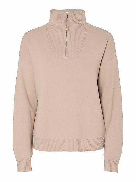 pieces Troyer "PCOREE LS HALF ZIP KNIT PWP BC" günstig online kaufen