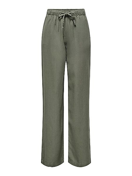 ONLY Schlupfhose ONLGOA MW LINEN BL PULL-UP PANT CC PNT mit Leinen günstig online kaufen