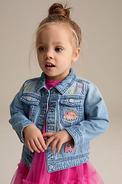 Next Jeansjacke Cowboyjacke mit Einhorn-Print (1-St) günstig online kaufen